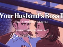 ASMR Audio Porn: esposa folla al jefe de marido en el trabajo - fantasía de hotwife cuckold - historia de audio erótica