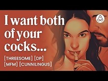ASMR Audio Porn: MFM Threeome, Double Penetration & Coño Adoración con tu mejor amigo - Story de audio erótico