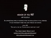 Un recuerdo sexual en bucle de nosotros || Elegante BDSM suave || Audio erótico para ella || Narración/juego de rol
