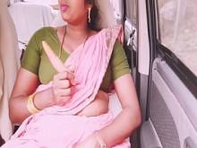 Indian Bhabhi engañando a marido por mucho tiempo por follar con novio. Telugu Dirty Talks.