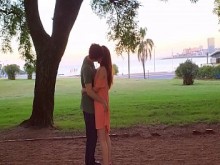 ¡Nuestra noche romántica en mi parque favorito!