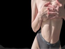 F4F | ASMR Audio Porn for Women | ¡Déjame chupar tus tetas para que no esté tan asustado!