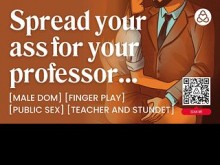 ASMR Audio Porn: Dominante maestro masculino folla a su estudiante en la clase - Audio erótico para mujeres