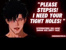 El desesperado Gooner Stepbro te quiere como su sexdoll | Gemidos masculinos | M4F | Roleplay ASMR Audio