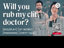 ASMR Audio Porn: Doctor se folla a su paciente en la habitación del hospital - Digitación y sexo en el trabajo - Audio erótico