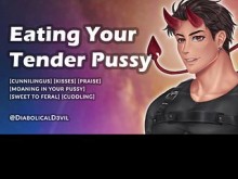 Comiendo tu tierno coño || Gimiendo masculino || Audio erótico de dulce a salvaje para mujeres ||