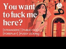 Sexo en público con un extraño irlandés sexy - Provocaciones y dedos - ASMR Audio Porn - Historia erótica en audio para mujeres