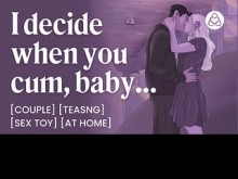 ASMR Audio Porn: Control de límites con su esposo en un hotel durante las vacaciones - Bromas y juegos con juguetes sexuales - Historia erótica en audio para mujeres