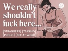 ASMR Audio Porn: Instructora de cerámica sexy te folla después de clase - Extraños y sexo en público - Historia erótica en audio para mujeres