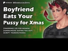 Tu novio se come tu coño sexy para Navidad || Juego de roles de audio para mujeres || D3vil diabólico