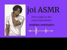 ASMR joi- negro te domina en la cama