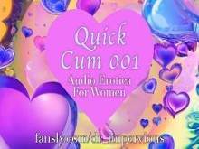 Quick Cum 001 - Audio Erótico para Mujeres