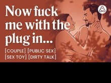 ASMR Audio Porn: Follada al aire libre con tu marido mientras usas un plug anal – Juego anal y sexo en público – Historia erótica en audio para mujeres