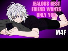 Un mejor amigo celoso no soporta que te gusten las publicaciones de otros chicos, así que te cría para que envíes un mensaje [M4F] [Juego de roles ASMR para mujeres]