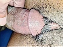 Marido esposa tarde en la noche Romántico Chudai Gimiendo