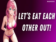 [F4F] Eres más que un refrigerio | wlw Switchy Oral ASMR Audio Juego de roles