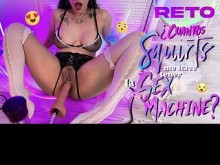 RETO: cuantos SQUIRT me provoca mi SEXMACHINE | Agatha Dolly