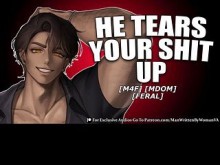 [M4F] Marido FERAL te folla en el patio trasero [MDOM] [FERAL]