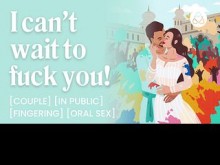 ASMR Audio Porn: Follando a mi novio en público en el Festival Holi - Oral, digitación y provocación - Historia erótica en audio para mujeres