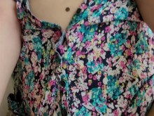 Grandes tetas rebotantes de mi hermanastra luciendo sexy AF cuando folla