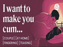 ASMR Audio Porn Follada romántica con tu novio junto a la chimenea - En casa, digitación y juego de pezones - Juego de roles de audio erótico para mujeres