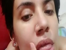¡Cosa hecha rápidamente! Cum facial, limpieza, cumplay y tragar!